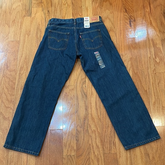 Levi’s Strauss & co 550 NWT 31 x 27 Size 11 Husky Blue Jeans NWT Relaxed Fit - Picture 3 of 12